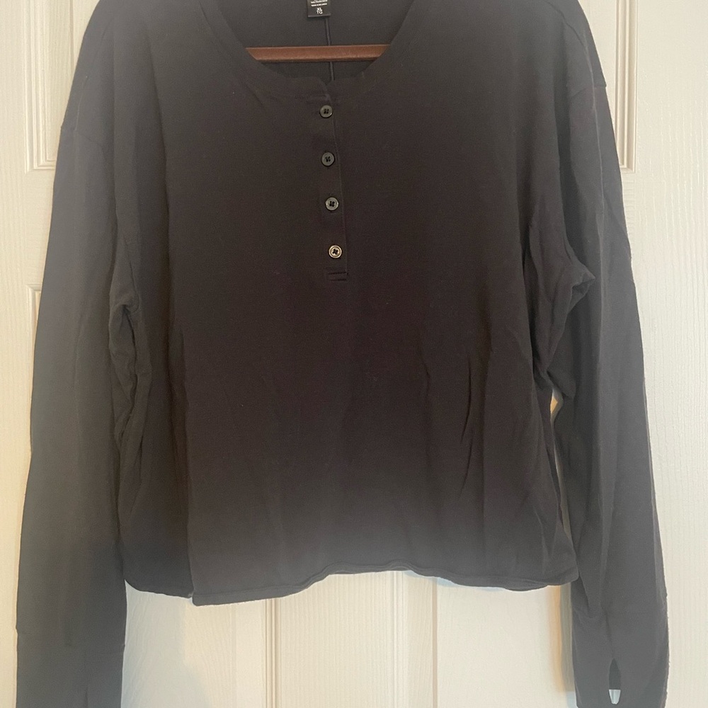 Athleta Canyon Henley Top XL